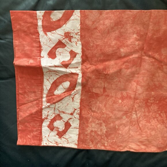 Vintage African Tie Dye Standard Pillowcase Handmade Tribal Fabric Art - Picture 2 of 11